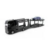 Bburago Multicar Carrier Scania 770S Black a Lamborghini Urus 1:43