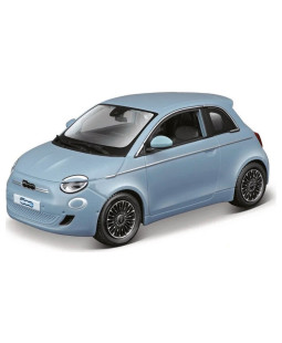 Bburago Fiat 500e (2023) - modrý 1:24