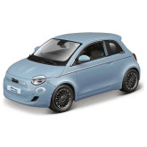 Bburago Fiat 500e (2023) - modrý 1:24