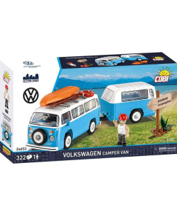 Cobi 24653 Volkswagen Camper Van, 1:35, 322 k, 1 f