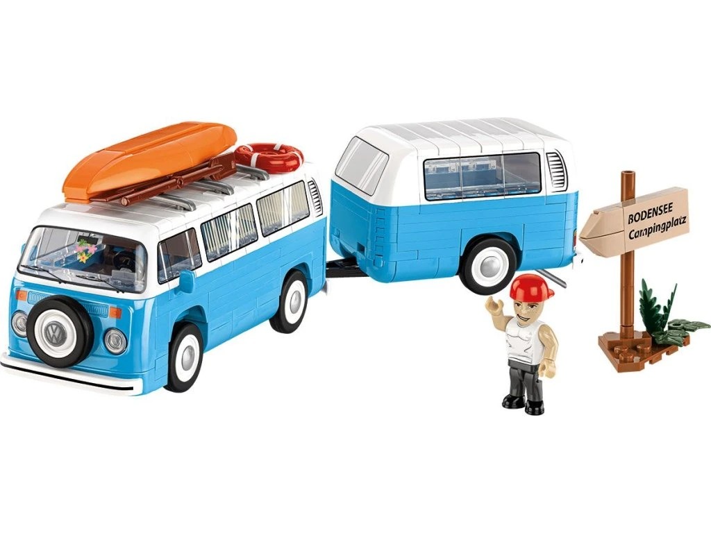 Cobi 24653 Volkswagen Camper Van, 1:35, 322 k, 1 f