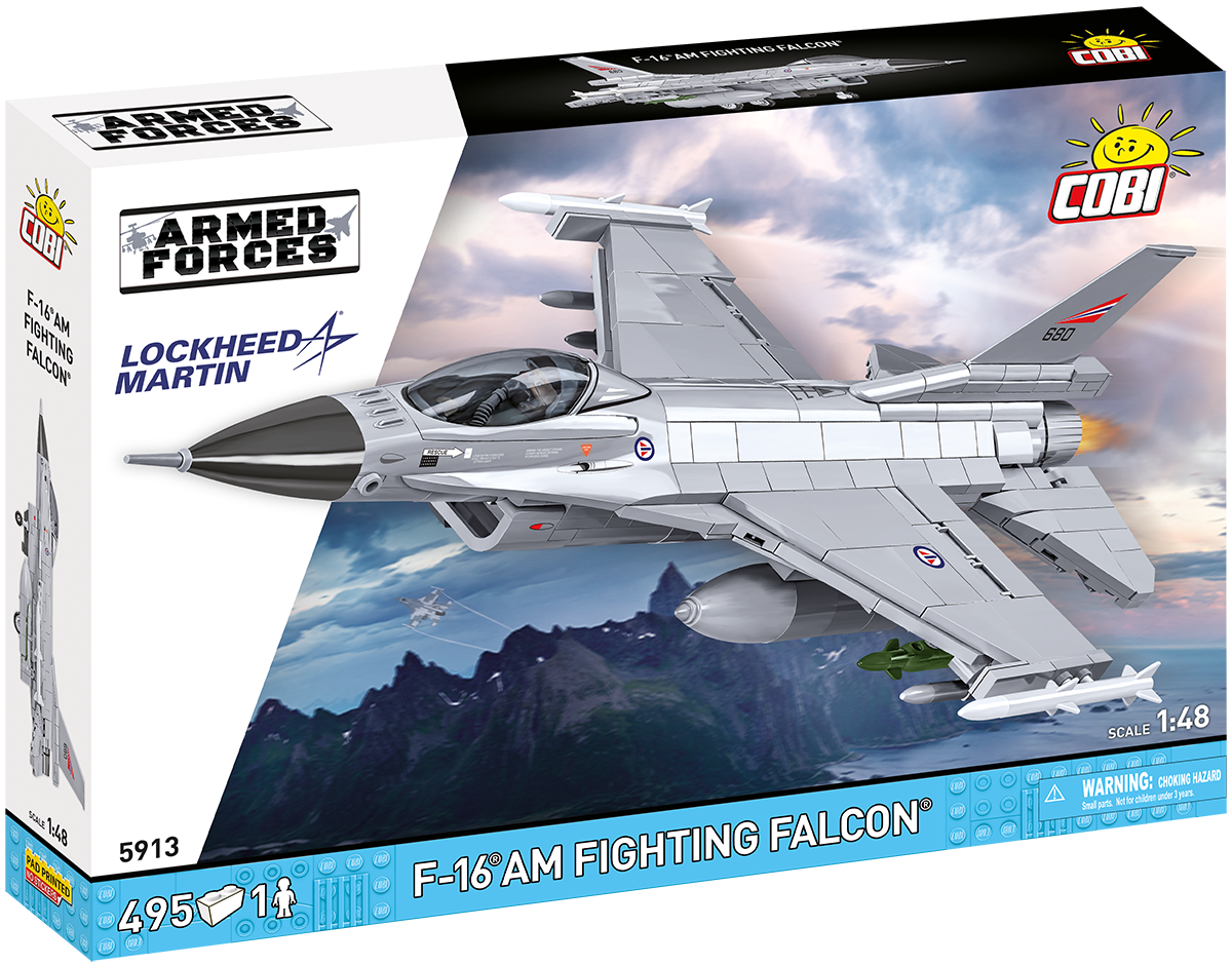 Cobi 5913 Armed Forces F-16 AM FIGHTING FALCON, 1:48, 495 k, 1 f