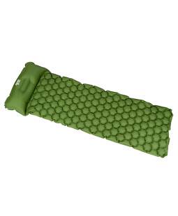 Acra L140CL nafukovací karimatka s polštářkem zelená 5cm