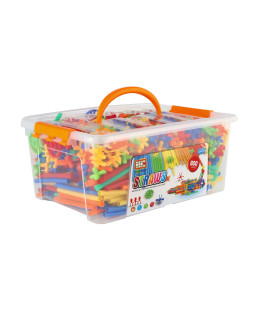 Kreativní stavebnice z brček 800ks, 29cm