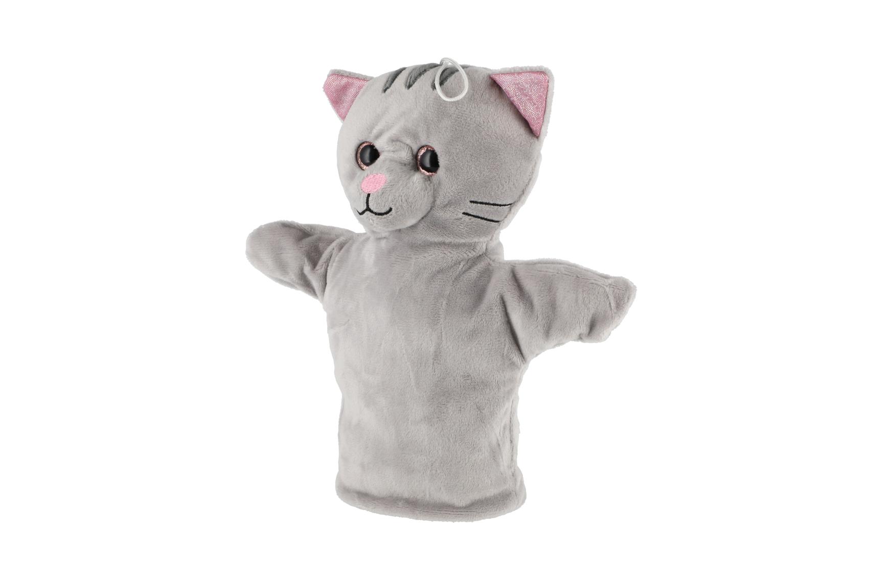 Plyšový maňásek Kočička, 24cm