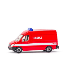 Siku hasiči dodávka, česká verze