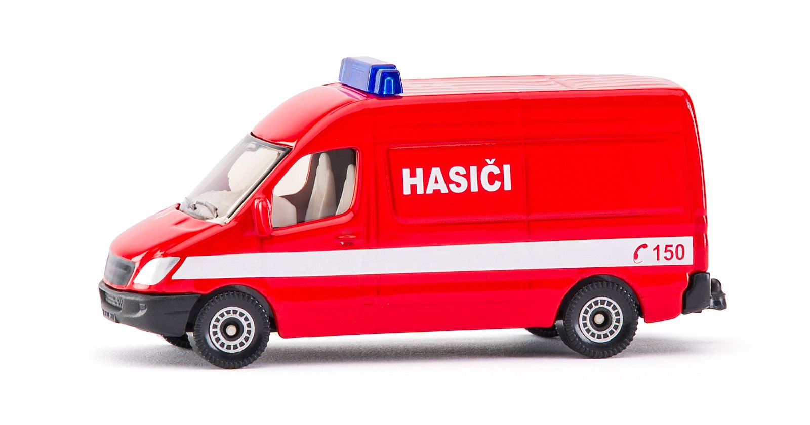 Siku hasiči dodávka, česká verze