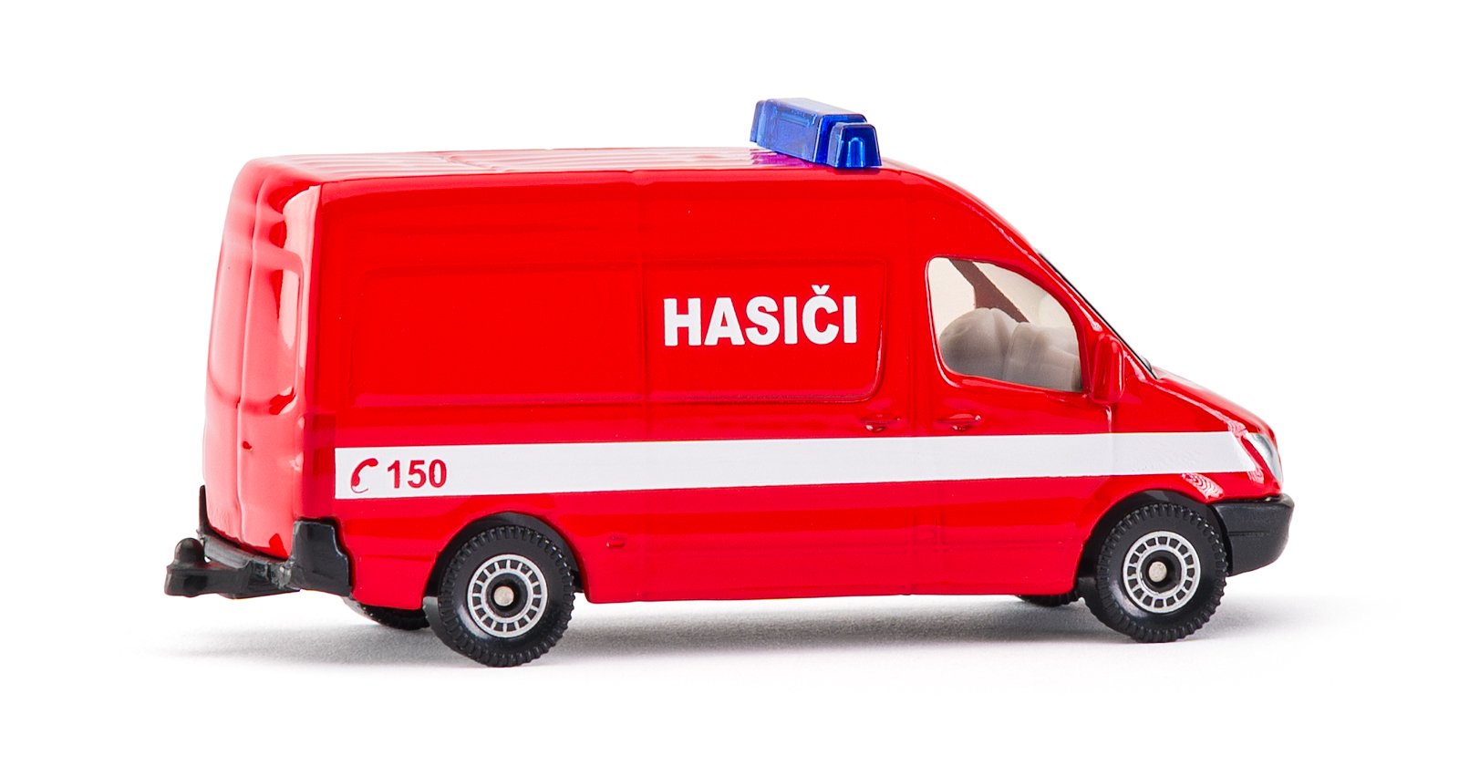 Siku hasiči dodávka, česká verze