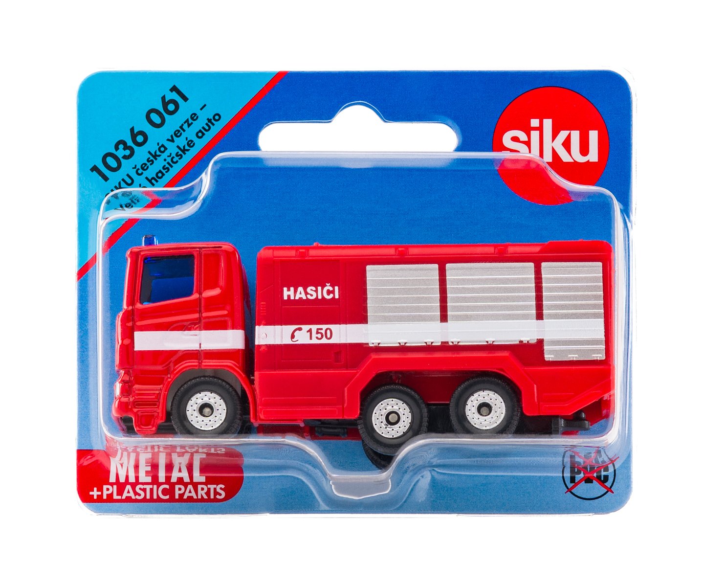Siku velké hasičské auto, česká verze