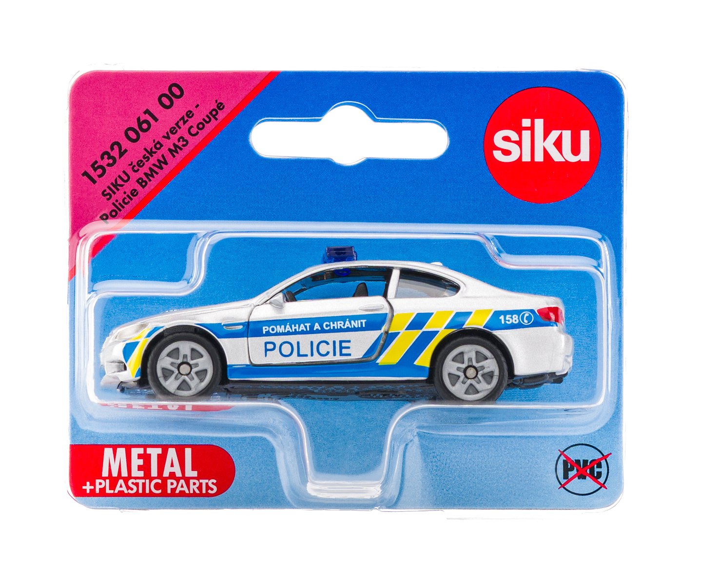 Siku Policie BMW M3 Coupé, česká verze