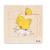 Woody Puzzle na desce - Vývoj slepice