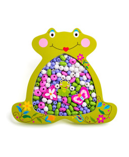 Woody Navlékací korálky - Žabka