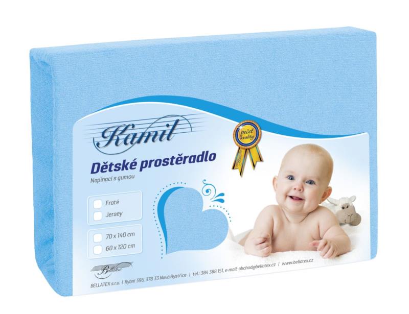 Froté prostěradla 60x120 cm