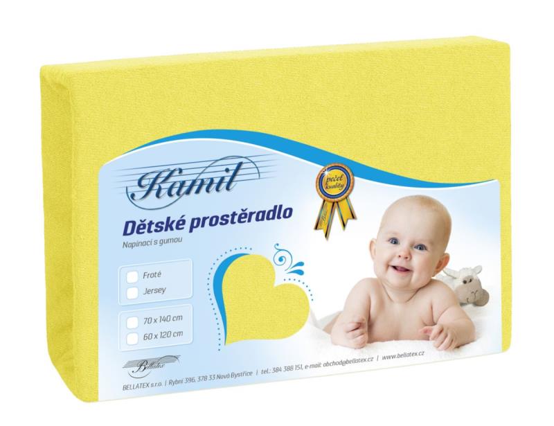Froté prostěradla 70x140 cm