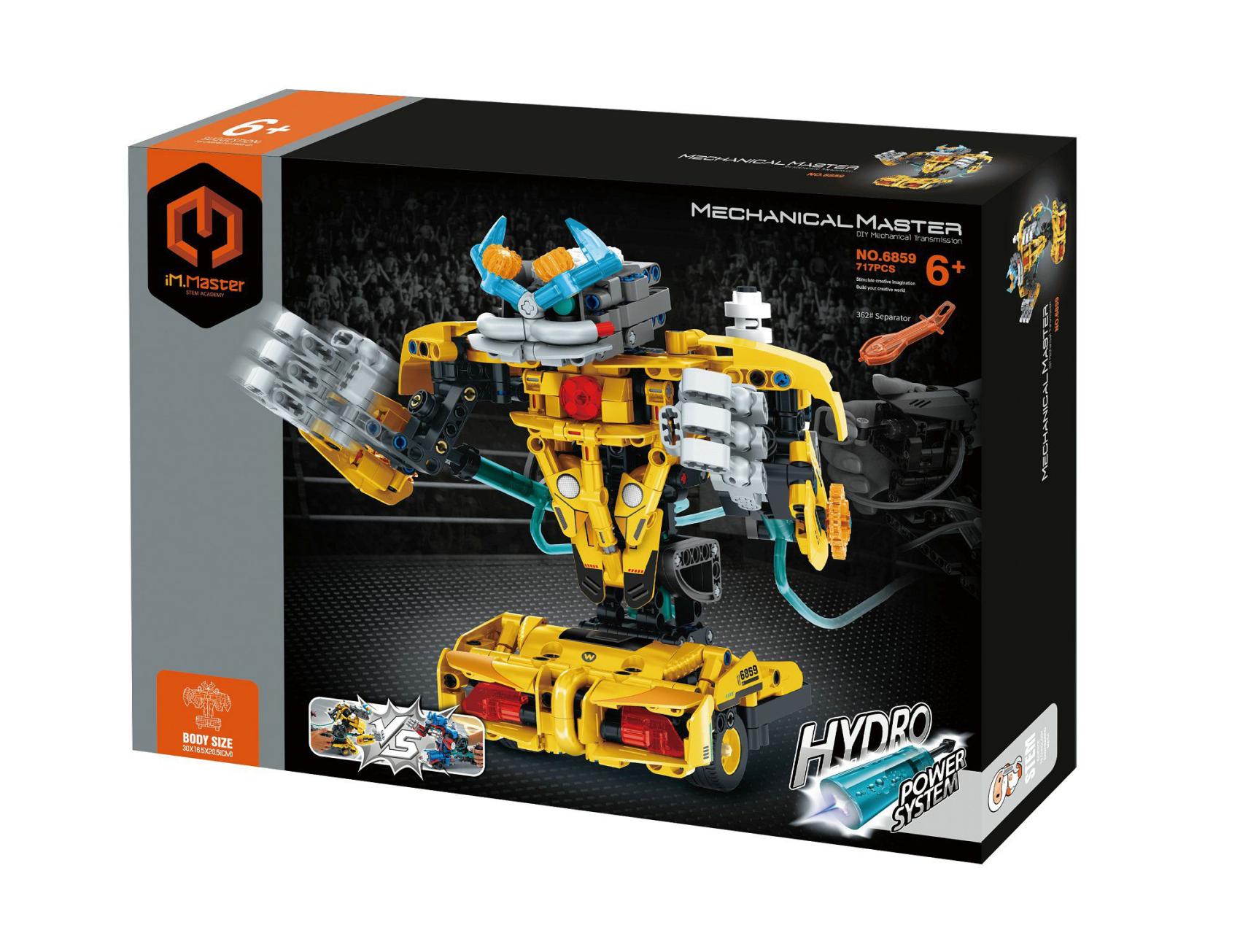 Stavebnice iM.MASTER hydraulický bojový robot, 717 dílků