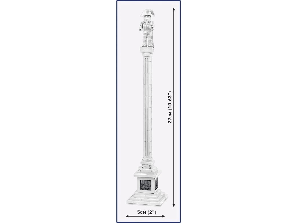 Cobi 20097 Napoleon Nelsonův sloup, 80 kostel