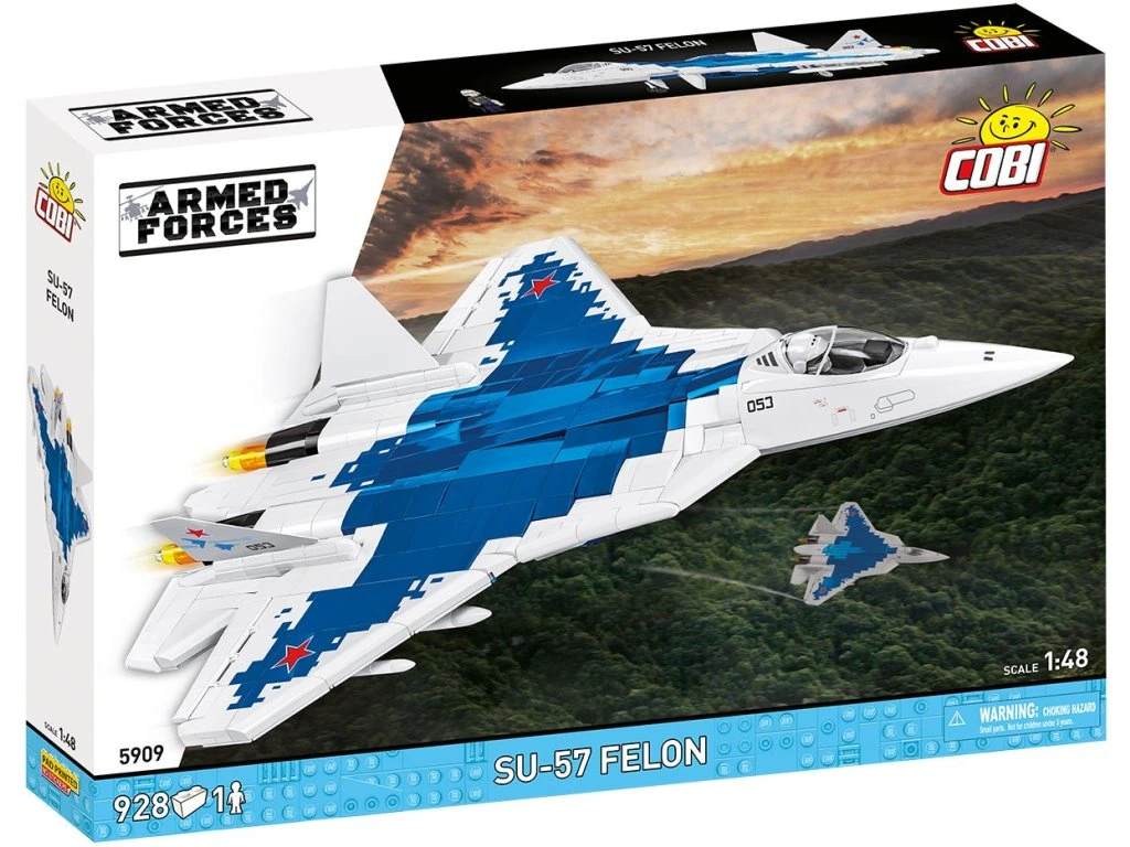 COBI 5909 Armed Forces SU-57 Felon, 1:48, 928 kostek