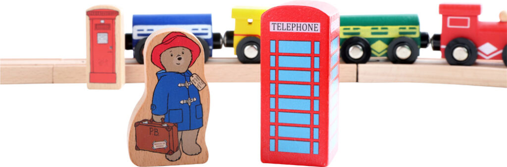 Small Foot Dřevěná vláčkodráha Paddington 43 dílů