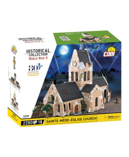 Cobi 2299 II WW Kostel Sainte-Mere-Eglise D-DAY, 2280 kostek
