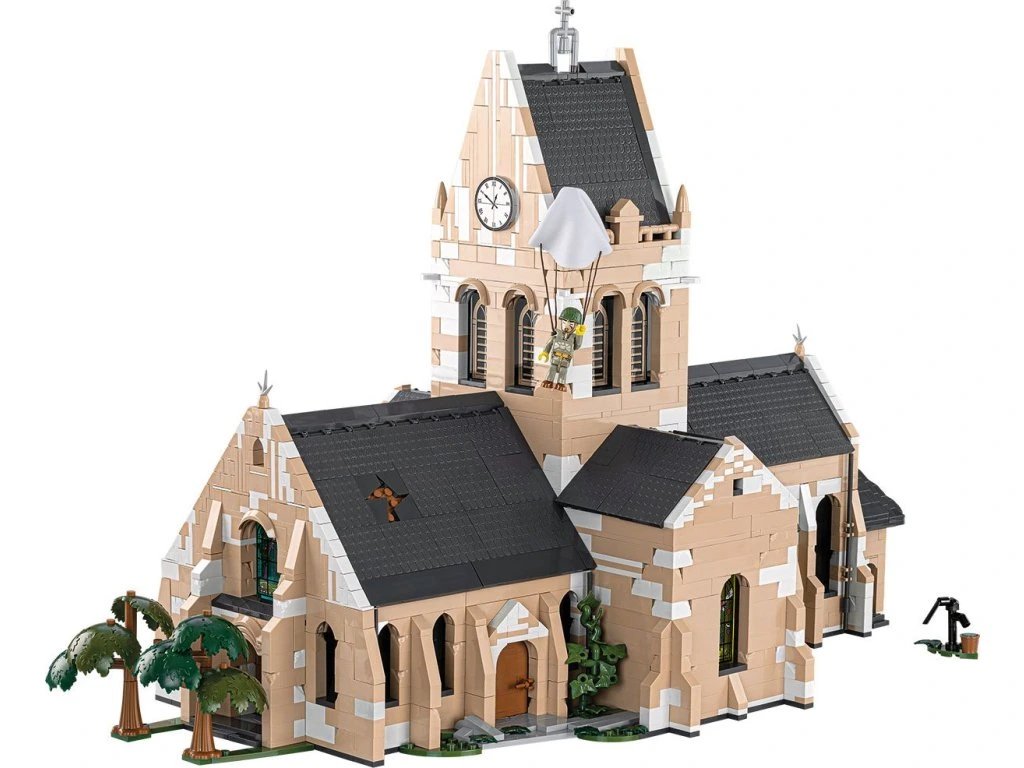 Cobi 2299 II WW Kostel Sainte-Mere-Eglise D-DAY, 2280 kostek