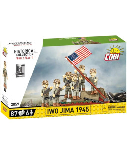Cobi 2059 Vztyčení vlajky na Iwo Jimě 1945, 87 kostek, 6 figurek 