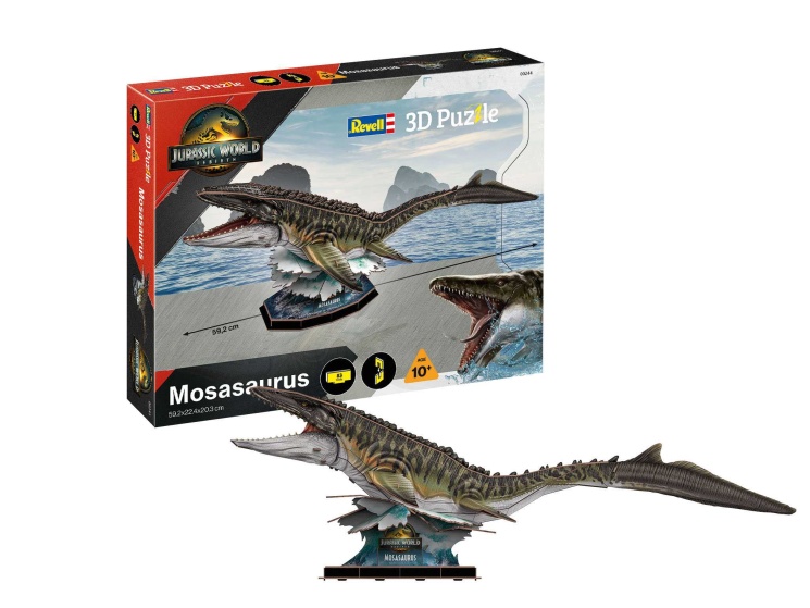 Revell 00244 3D Puzzle Jurassic World - Mosasaurus