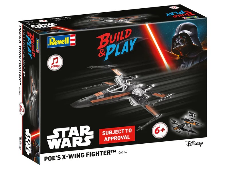 Revell Build & Play Star Wars 06564 - Poe's X-Wing Fighter, 1:78