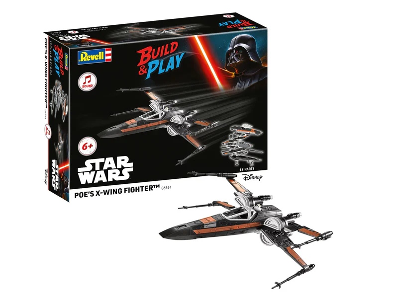 Revell Build & Play Star Wars 06564 - Poe's X-Wing Fighter, 1:78