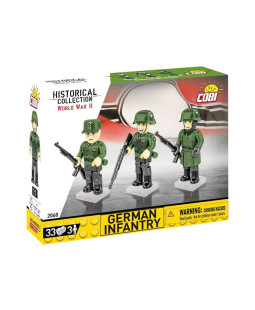 Cobi 2060 3 figurky s doplňky Německá armáda, 33 kostek