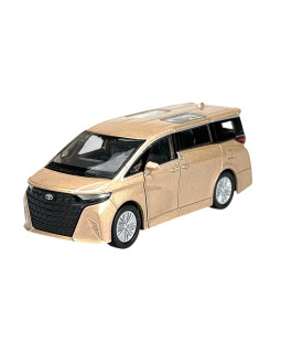 Welly Toyota Alphard 2024 Gold, 1:34-39