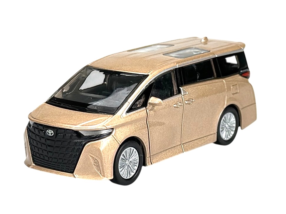 Welly Toyota Alphard 2024 Gold, 1:34-39