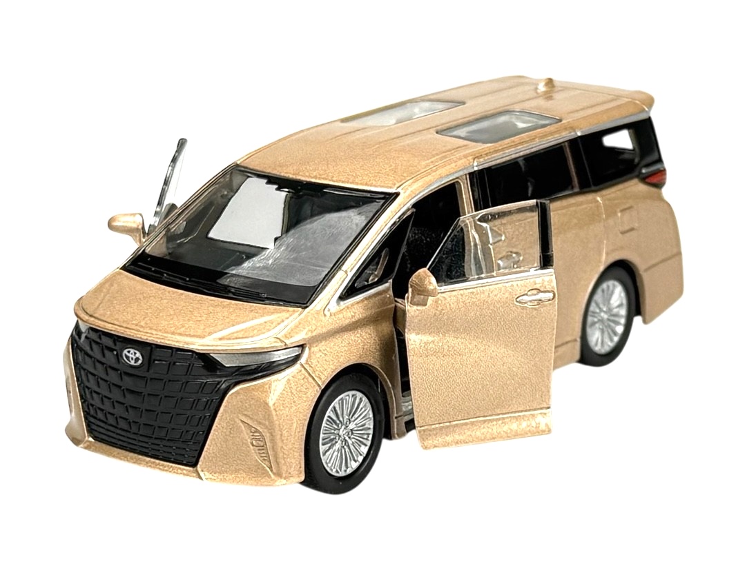 Welly Toyota Alphard 2024 Gold, 1:34-39