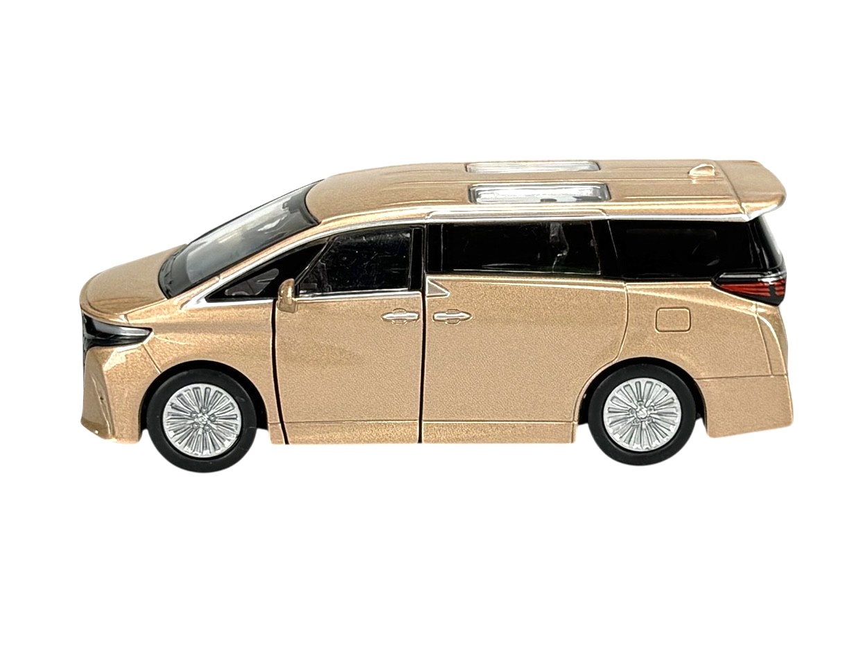 Welly Toyota Alphard 2024 Gold, 1:34-39