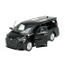 Welly Toyota Alphard 2024 Black, 1:34-39
