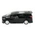 Welly Toyota Alphard 2024 Black, 1:34-39