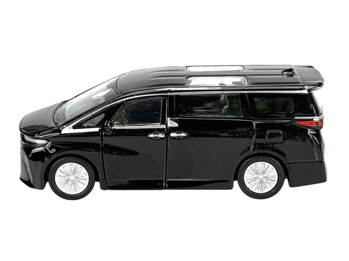 Welly Toyota Alphard 2024 Black, 1:34-39
