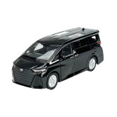 Welly Toyota Alphard 2024 Black, 1:34-39