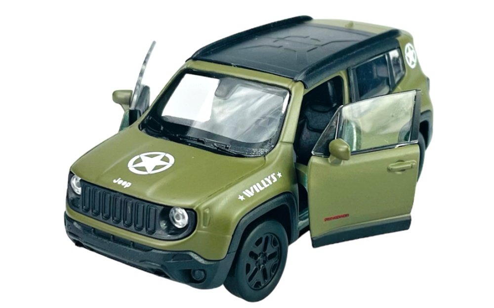Welly Jeep Renegade Trailhawk Army, 1:34-39