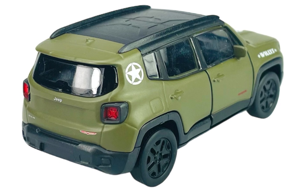 Welly Jeep Renegade Trailhawk Army, 1:34-39