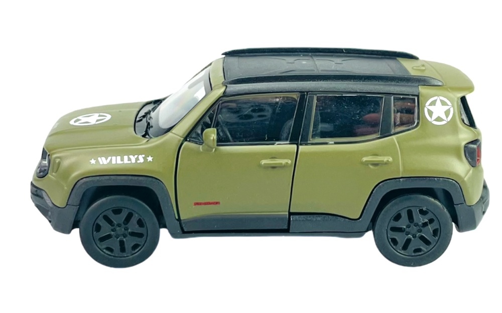 Welly Jeep Renegade Trailhawk Army, 1:34-39