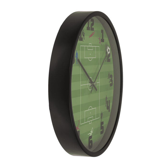 Fotbalové nástěnné hodiny, Průměr 30 cm