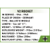 Cobi 3121 Německá balistická řízená střela V-2, 560 kostek, 1:35