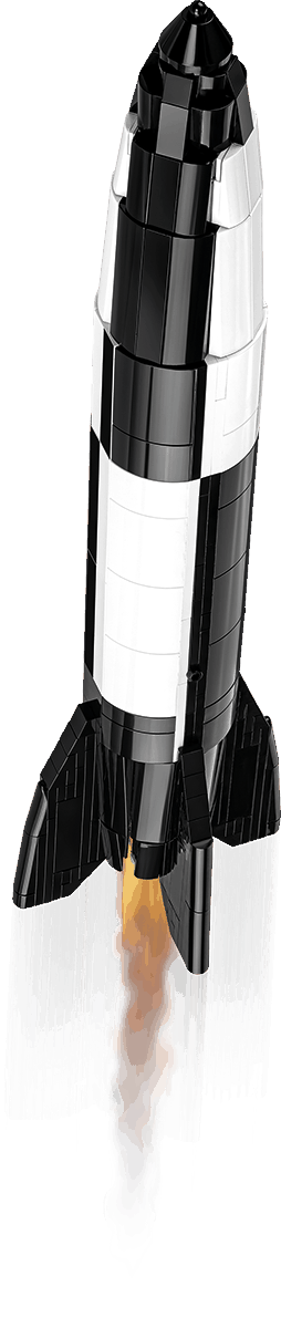 Cobi 3121 Německá balistická řízená střela V-2, 560 kostek, 1:35