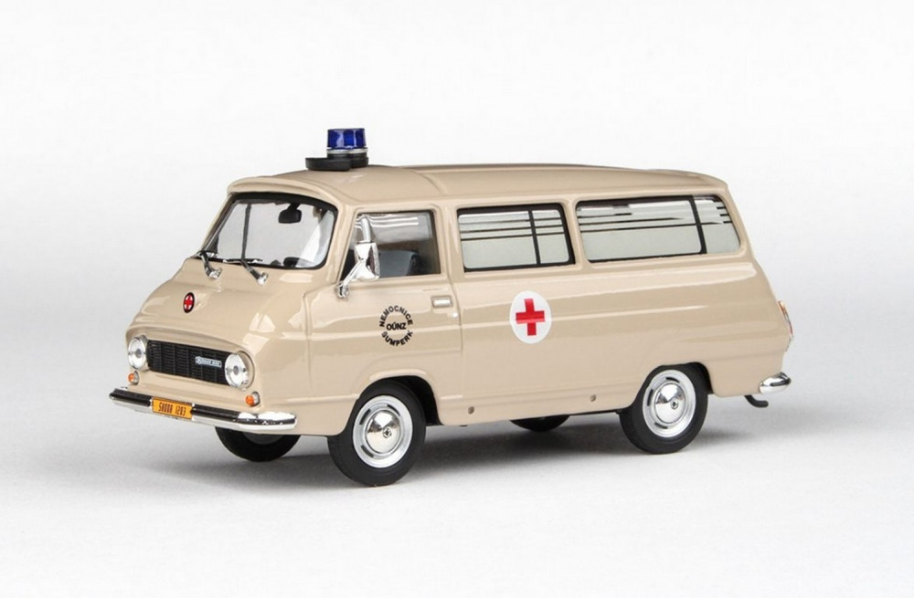 Abrex Škoda 1203 (1974) Sanitka OÚNZ Nemocnice Šumperk 1:43