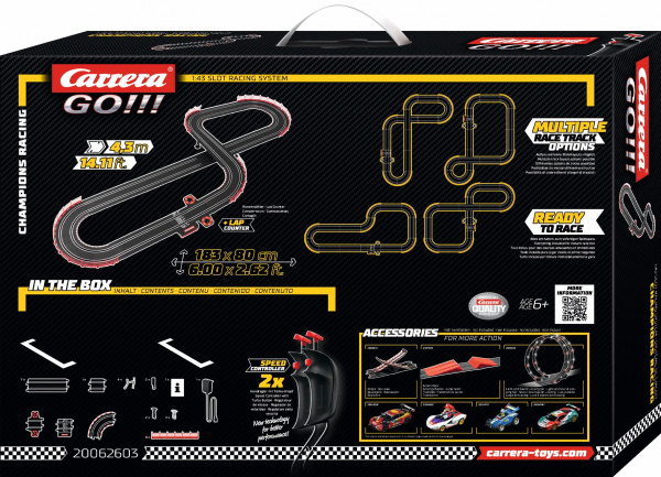 Autodráha Carrera GO 62603 Champion's Racing