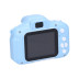 Dětský digitální fotoaparát modrý, foto 48Mpx, video Full HD 