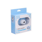 Dětský digitální fotoaparát modrý, foto 48Mpx, video Full HD 