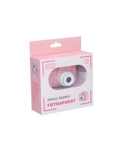 Dětský digitální fotoaparát růžový, foto 48Mpx, video Full HD 