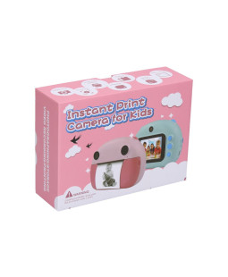 Dětský digitální fotoaparát s tiskárnou, foto 12Mpx, video Full HD, modrý