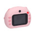 Dětský digitální fotoaparát s tiskárnou, foto 12Mpx, video Full HD, růžový